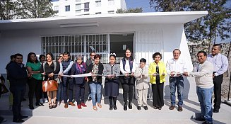 Fortalece Lupita Cuautle la educación con nueva aula didáctica en primaria Benito Juárez