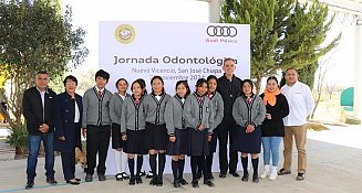 Audi México mejora la salud dental de 250 estudiantes en San José Chiapa