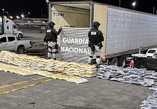 Guardia Nacional incauta más de media tonelada de droga en garita de Otay