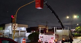Avanza la modernización de semáforos en San Pedro Cholula: compromiso cumplido de la presidenta Tonantzin Fernández