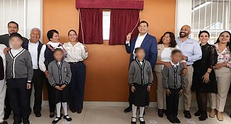 Gobernador Alejandro Armenta inaugura nuevos espacios educativos en San Andrés Cholula