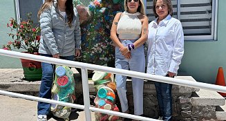 DIF Huamantla entrega tapitas que transforman vidas de niñas y niños