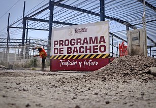 Supervisa Omar Muñoz trabajos del programa “BacheAndo”