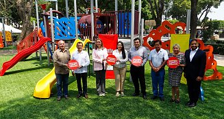 Renuevan el Parque de la Niñez Cholulteca: un espacio digno para las infancias
