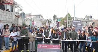 Inauguran pavimentación de la avenida 11 de Enero en Puebla