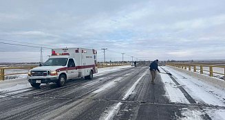 Cierran 23 tramos carreteros en Chihuahua debido a tormenta invernal