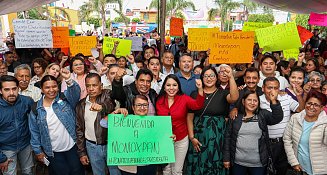 Tonantzin Fernández escucha las necesidades del pueblo en los foros de "El Pueblo Manda"