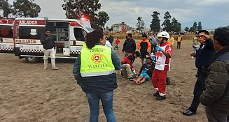 Saldo blanco en Chiautempan tras caída de rayo en campo de fútbol 