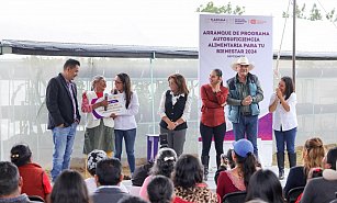 Gobierno de Tlaxcala impulsa Autosuficiencia Alimentaria para 285 familias