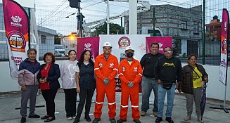 Modernización de luminarias transforma colonia Tres Cruces