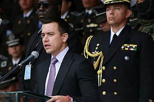 Ecuador en alerta máxima por amenazas contra el presidente Noboa