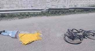 Atropellan a hombre a bordo de su bicicleta y muere, en límites de Tzompantepec y Xaloztoc