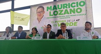 Mauricio Lozano presenta propuestas ante empresarios cholultecas