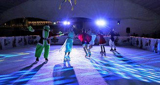 "Patinarte", gran espectáculo sobre hielo que disfrutaron las familias de Cuautlancingo