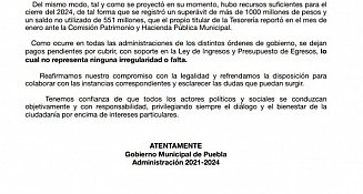 Niega exadministración de Eduardo Rivera irregularidades en el manejo de recursos