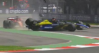 Alex Albon sufre fuerte accidente en práctica del GP de México