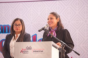 Promueve Lupita Cuautle el fortalecimiento de escuelas públicas en San Andrés Cholula