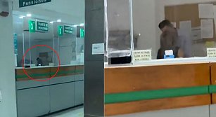 Video viral muestra a empleados del IMSS besándose en pleno trabajo