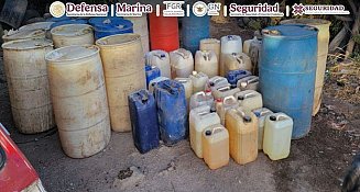 Cateos en Hidalgo: Aseguran combustible, drogas y armas; 5 detenidos