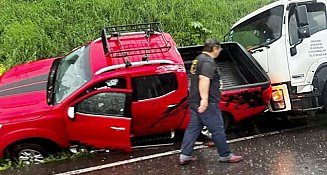 Accidente múltiple en la Autopista 150D: daños materiales y sin heridos