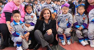 Gobernadora Lorena Cuéllar impulsa infraestructura educativa en Huamantla