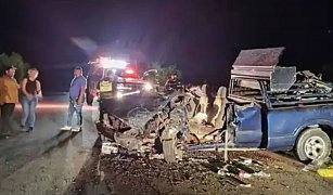 Choque múltiple en carretera al Mezquital deja varios heridos en Matamoros