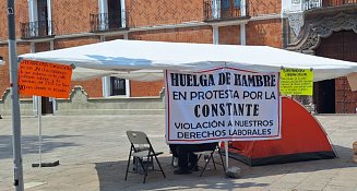 Con huelga de hambre, trabajadores del ITST presionan por su reinstalación