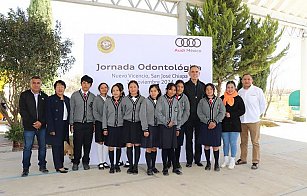 Audi México mejora la salud dental de 250 estudiantes en San José Chiapa