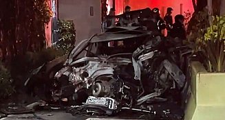 Fatal Accidente en Reforma CDMX: Auto Choca y se Incendia, Un Muerto