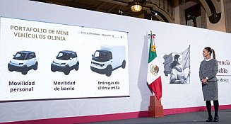 Olinia: Claudia Sheinbaum lanza la primera armadora de autos eléctricos en México