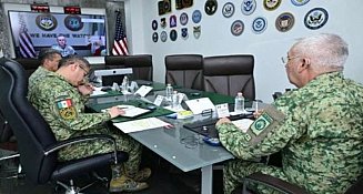Videollamada fortalece cooperación militar entre México y EUA