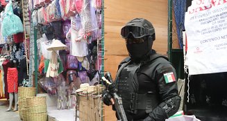 Operativos permanentes en mercados de San Pedro Cholula para salvaguardar el orden y la seguridad