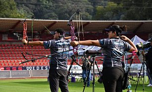 Ya deslumbran arqueros mexicanos en el Estadio Tlahuicole