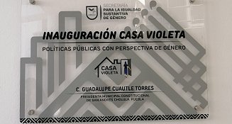 Inaugura Guadalupe Cuautle "Casa Violeta" en San Andrés Cholula para apoyar a mujeres víctimas de violencia