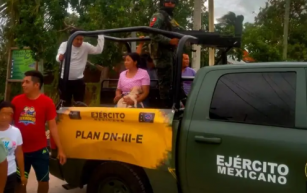 Sedena despliega más de 23 mil efectivos para apoyar a población tras tormenta tropical "Nadine"