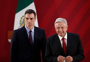 López Obrador acusa a Pedro Sánchez de faltar al respeto a Claudia Sheinbaum