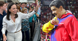 Nicolás Maduro asegura que María Corina Machado huyó a España; ella lo niega