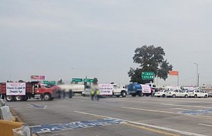 Bloqueo en la autopista México-Puebla: transportistas exigen justicia