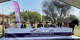 Invitan a la Cabalgata del 114 Aniversario de la Revolución Mexicana y Fiesta Patronal en San Andrés Cholula