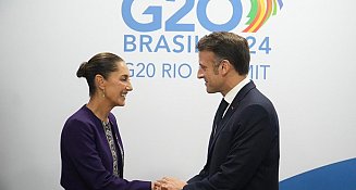 Claudia Sheinbaum y Emmanuel Macron fortalecen lazos México-Francia en el G20