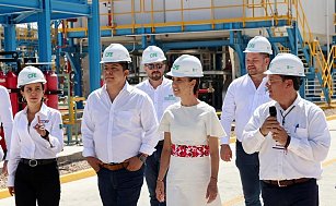 Inaugura Sheinbaum planta de CFE que reduce 53% emisiones de CO2