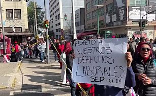 Maestros se movilizan en todo México contra la reforma a la Ley del ISSSTE