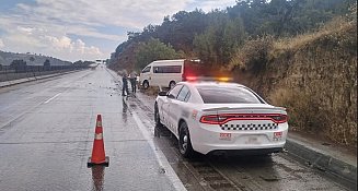 Lluvia y exceso de velocidad provocan accidentes en Tlaxcala; hay personas lesionadas