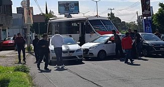 ¡Atención! Fuerte choque genera caos vial en el Bulevar del Niño Poblano