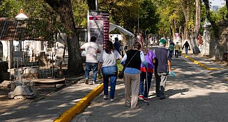 Afluencia al panteón se duplicó por el Día de las Madres