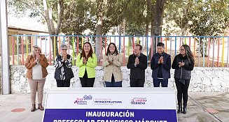 Dignifica Lupita Cuautle espacios en preescolar de San Andrés Cholula