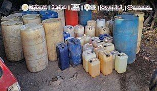 Cateos en Hidalgo: Aseguran combustible, drogas y armas; 5 detenidos