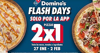  ¡No te pierdas el 2x1 de Domino’s! Flash Days hasta el 2 de febrero