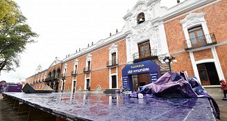 Continúa retiro de gradas de Mundial de Tiro con Arco en Tlaxcala