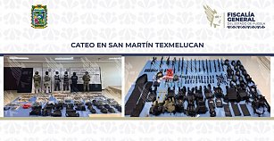 Aseguran casa de seguridad en Puebla